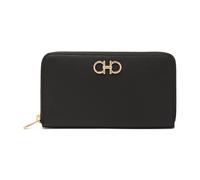 Ferragamo - Gancini Continental Wallet - - Accessories - Donna - Nero - ONE SIZE