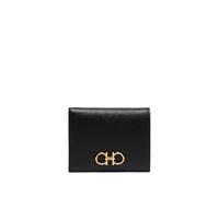 Ferragamo - Gancini Folding Wallet - - Accessories - Donna - Nero - ONE SIZE