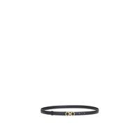 Ferragamo - Gancini Leather Belt - - Accessories - Donna - Nero - 95 CM