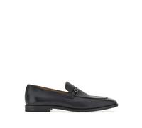 Ferragamo - Gancini-Plaque Leather Mocassini - - Shoes - Uomo - Nero - 44 1/2 EU