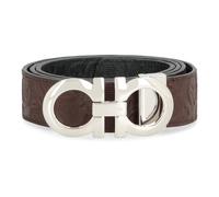Ferragamo - Gancini Reversible Leather Belt - - Accessories - Uomo - Marrone - 105 CM