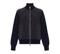 Ferragamo - Giacca con collo alla coreana - - Jackets - Uomo - Blu - L
