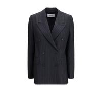Ferragamo Gray Fleece Wool Blazer - IT40 | M