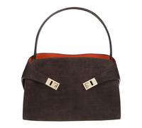 Ferragamo - Hug Bicolor Handbag - - Bags - Donna - Marrone - ONE SIZE