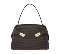 Ferragamo - HUG Borsa a spalla in morbida pelle - - Bags - Donna - Marrone - ONE SIZE