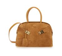Ferragamo - Hug Small Handbag - - Bags - Donna - Beige - ONE SIZE