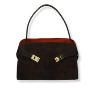 Ferragamo - Hug Soft Shoulder Bag (M) - - Bags - Donna - Marrone - ONE SIZE