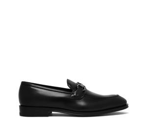 Ferragamo - Loafer With Gancini Buckle - - Shoes - Uomo - Nero - 41 1/2 EU