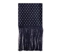 Ferragamo - Micro Foulard in Seta con Stampa Gancini - - Accessories - Uomo - Blu - ONE SIZE