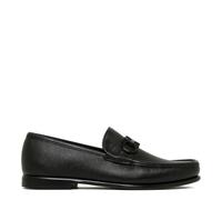 Ferragamo - Mocassini neri con ornamento Gancini - - Shoes - Uomo - Nero - 39 1/2 EU