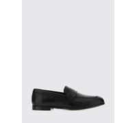FERRAGAMO Mocassino penny in pelle di cervo con logo Gancini applicato 5 Nero