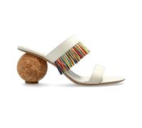 Ferragamo - Mules con tacco - - Shoes - Donna - Beige - 38 1/2 EU