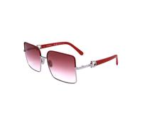 Ferragamo occhiali da sole donna SF302SL silver-coloured dark red 1 St