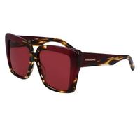 FERRAGAMO Occhiali da Sole SF1060SN 215 STRIPED BROWN/PURPLE 55/14/140 Donna