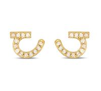 Ferragamo - Orecchini con cristalli - - Accessories - Donna - Giallo - ONE SIZE