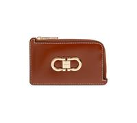 Ferragamo - Portacarte Card Holder - - Accessories - Donna - Marrone - ONE SIZE