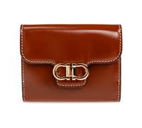 Ferragamo - Portafoglio Compatto Gancini - - Accessories - Donna - Marrone - ONE SIZE