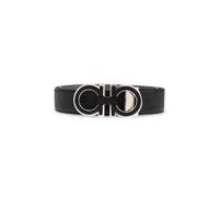 Ferragamo - Reversible and Adjustable Gancini Belt - - Accessories - Uomo - Nero - 100 CM