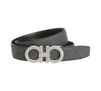 Ferragamo - Reversible And Adjustable Gancini Belt - - Accessories - Uomo - Nero - 100 CM