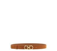 Ferragamo - Reversible Gancini Belt - - Accessories - Donna - Marrone - 80 CM