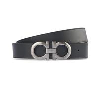 Ferragamo - Reversible Gancini Belt - - Accessories - Donna - Nero - 115 CM