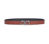 Ferragamo - Reversible Gancini Belt - - Accessories - Uomo - Marrone - 95 CM