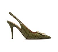 Ferragamo - Sara 95 Slingback Pumps - - Shoes - Donna - Verde - 39 EU