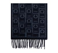 Ferragamo - Sciarpa con monogramma - - Accessories - Uomo - Blu - ONE SIZE
