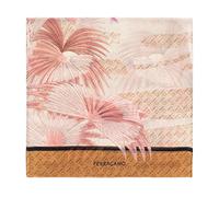 Ferragamo - Sciarpa di seta con stampa - -Accessories -Donna -Rosa -ONE SIZE