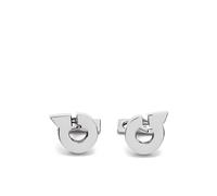 Ferragamo - Set Gemelli & Clip Cravatta Tono Argento - - Accessories - Uomo - Grigio - ONE SIZE