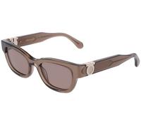Ferragamo Donna SF2067S 232 Occhiali da sole Acetato Marrone Squadrata Normale