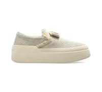 Ferragamo, ,Shoes ,Donna ,Beige ,38 EU Cristal Platform Scarpe