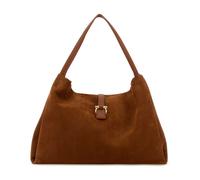 Ferragamo - Shopping Bag in Camoscio Caramello - - Bags - Donna - Marrone - ONE SIZE