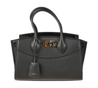 Ferragamo - Studio Soft Leather Tote - - Bags - Donna - Nero - ONE SIZE