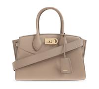 Ferragamo - Studio Soft Small - - Bags - Donna - Beige - ONE SIZE