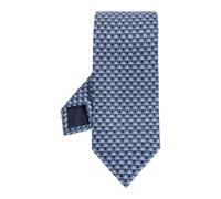 Ferragamo - Torneo Silk Tie - - Accessories - Uomo - Blu - ONE SIZE