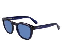 FERRAGAMO Unisex SF2040SE Sunglasses, TRASPARENT Blue, 50, blu trasparente, 50