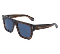 Ferragamo Uomo SF2063SE 216 Occhiali da sole Acetato Marrone Squadrata Normale