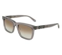 Ferragamo Uomo Ferragamo SF2113S 020 Occhiali da sole Acetato Grigio Marrone Squadrata Normale