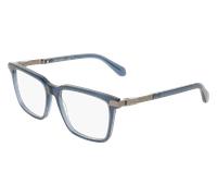 Ferragamo Uomo Ferragamo SF3065 438 Montature da vista Acetato Blu Squadrata Normale