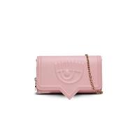 Ferragni CHIARA Portafoglio rosa con logo in rilievo e tracolla da donna UNI