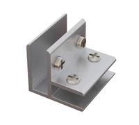 Ferramenta Armadio Armadio Cerniera for anta mobile laterale Cerniera for anta in vetro Morsetto senza telaio Accessori for mobili(Style 1)