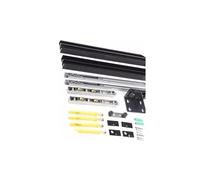 Ferramenta for porte scorrevoli a doppia direzione, senza binari e con chiusura ammortizzata, sistema scorrevole invisibile sopra la porta for camera da letto, cucina bagno(For Glass Door)