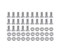 Ferramenta in alluminio robusta per serre set bulloni e dadi per fissaggio sicur