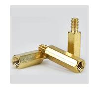 ferramenta M2 M2.5 M3 M4 M5 M6 Supporto PCB Distanziatore Scheda Madre Esagonale Ottone Scheda Circuito Computer Pilastro Perno Rack Colonna Bullone Vite(15mm (200pcs),M2 (Thread 3mm))