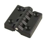 Ferramenta per cerniere residenziali per carichi p 1 Cerniera in plastica nera 40 x mm applicata a una varietà di superfici lisce come legno, vetro ecc