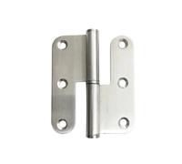 Ferramenta per cerniere residenziali per carichi p 2 Pezzi Di Accessori Cernier For Porte In Acciaio Inossidabile A 6 Fori