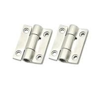 Ferramenta per cerniere residenziali per carichi p 2 pezzi di arresto posizionamento libero cerniera piatta smorzamento della coppia regolabile albero dotato un meccanismo tipo(Silver)