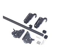 Ferramenta per scala scorrevole, Kit di ferramenta for binari scale scorrevoli, ruote for pavimenti con ganci, diverse dimensioni(20ft/610cm track kit)