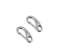 Ferramenta per terrazze 2 pezzi 304 in acciaio inox a forma di uovo con gancio a molla, chiusura a scatto, 40 mm, 50 mm, 70 mm, 100 mm, gancio a scatto for campeggio resistente alla corrosione(50mm)